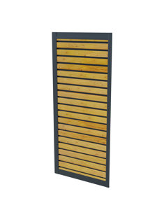 fixed slat with fabric