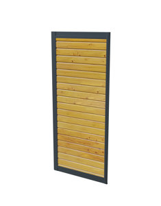 bevelled slat